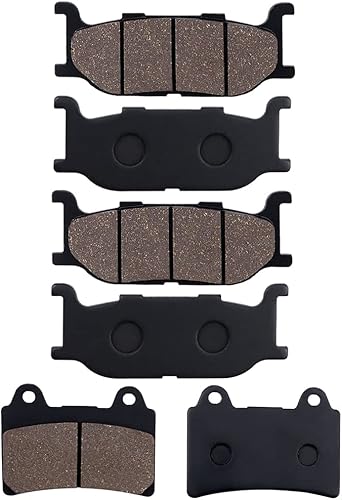Miniatura 2 de Cyleto Pastillas de freno delanteras y traseras para YAMAHA Roadstar 1600 XV1600 2001-2005 XV 1600 Road Star Silverado 2007-2009 XV1600 Wildstar