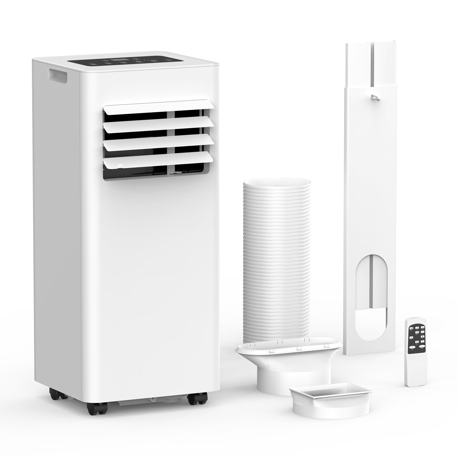 Air Conditioning Unit 9000 BTU, Portable Air Conditioner with 4-in-1 Function, Air Cooling, Ventilation, Dehumidifying and Sleep Mode with 24H Timer