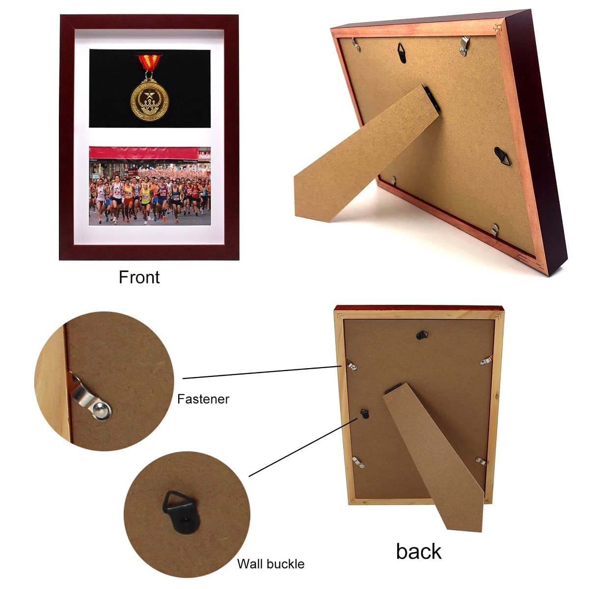 Présentoir de médailles avec cadre photo, porte-médailles de course personnalisé, cintre de médailles de marathon avec image, présentoir de sports - France Présentoir de médailles avec cadre photo, porte-médailles de course personnalisé, cintre de médailles de marathon avec image, présentoir de sports - France