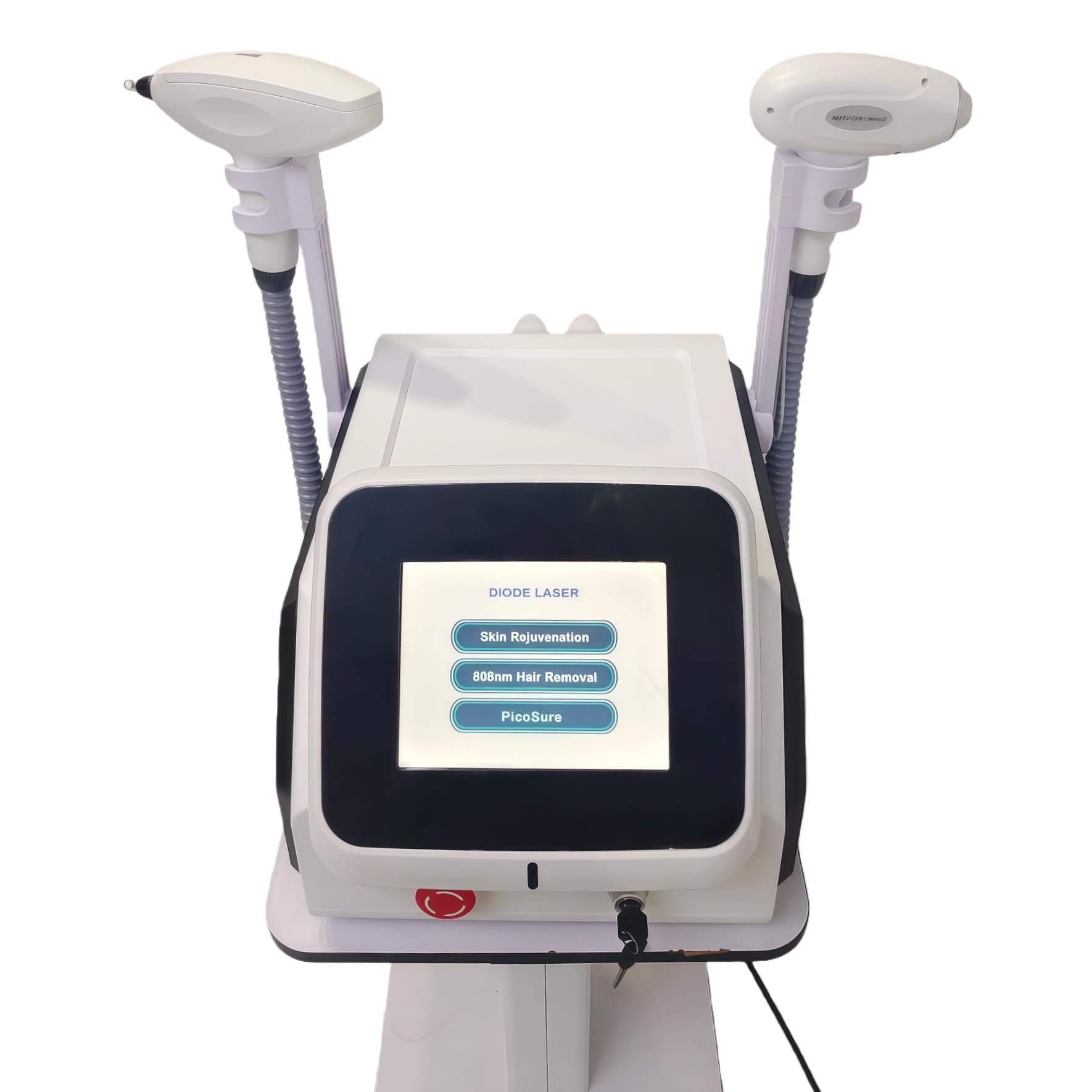 2 in 1 808 diodo laser hair remover + picosecond laser tattoo remover sistema di raffreddamento multifunzione certificazione CE di bellezza