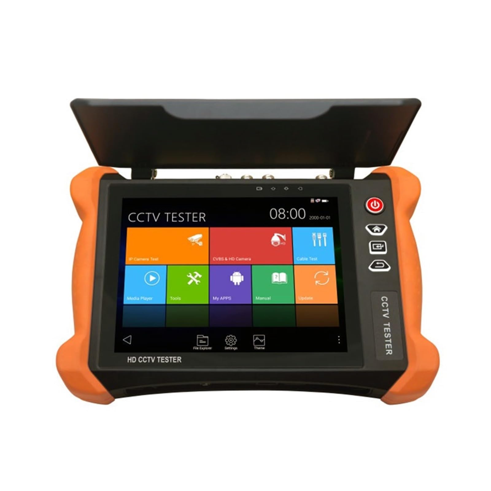 CCTV Tester, 4K CCTV Camera Tester IPS Touch Screen 2k Monitor IP Support OPM VFL TDR Features POE H.265(X9-ADHS)
