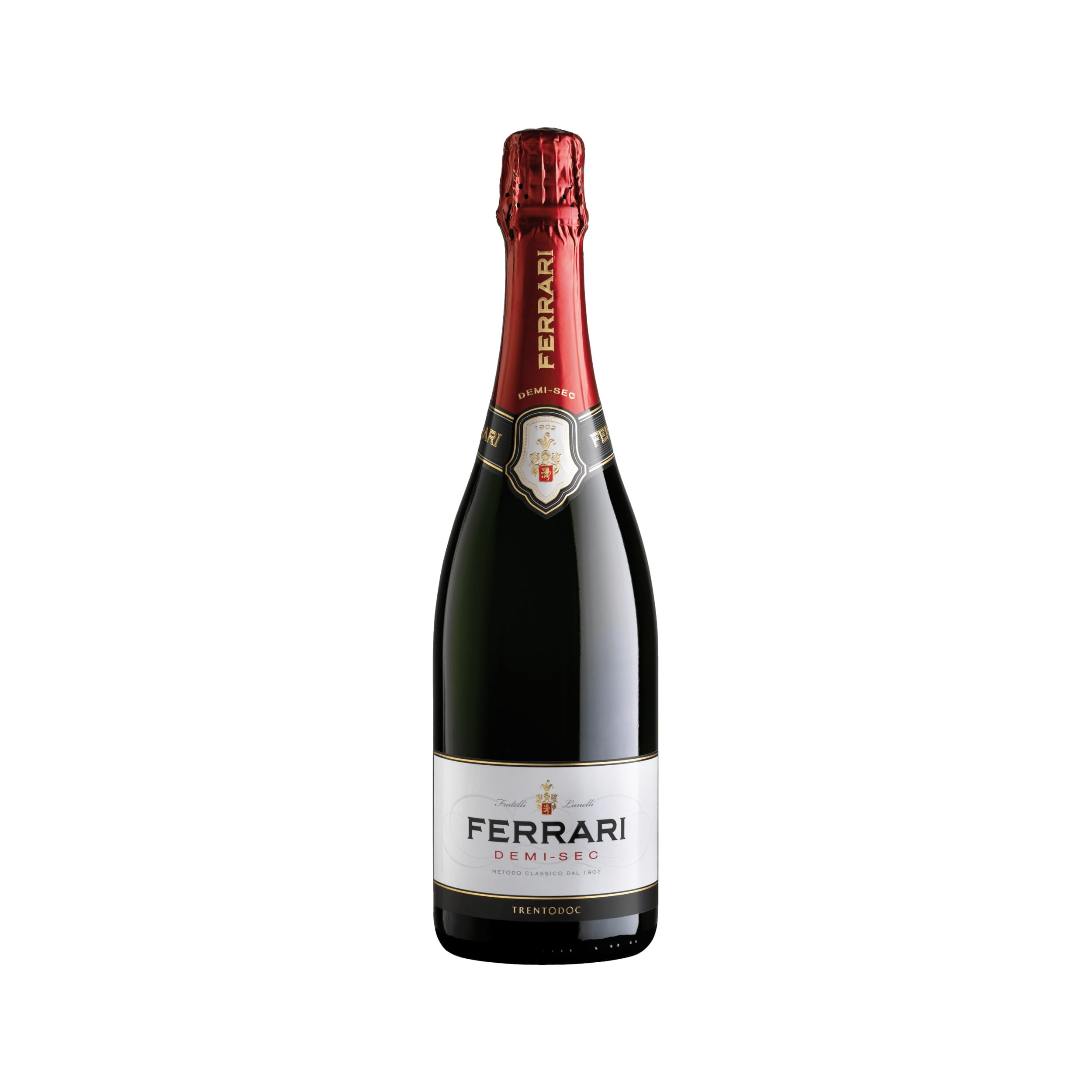 Ferrari Demi-Sec Trentodoc halbtrocken Weisswein Italien inkl. Feinwert E-book (1 x 0.75 l)