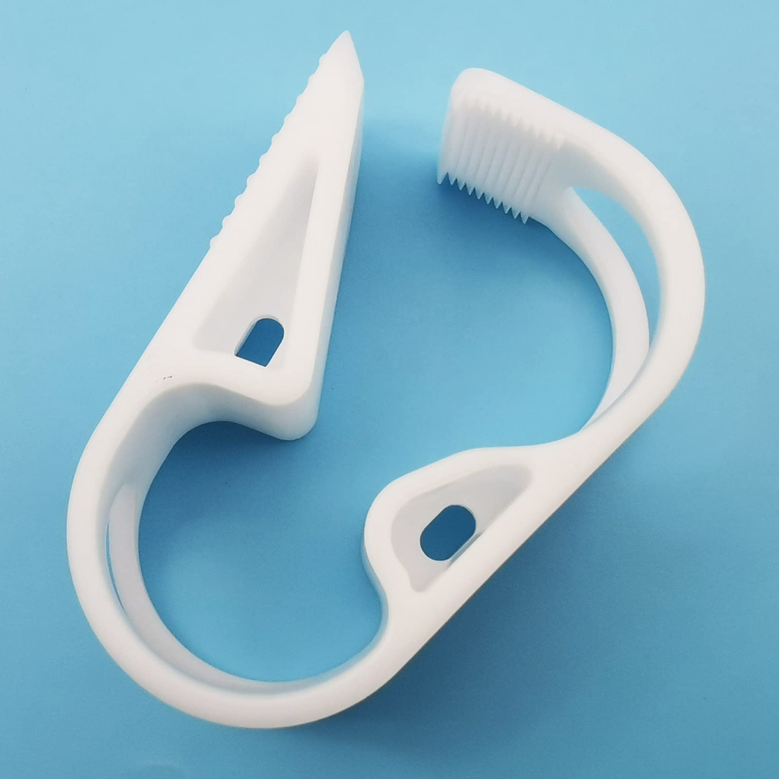 50PC 18-25mm/0.708-1in Big Plastic Clamps 10-Grade Flow Control Shut Off Tubing Hose Clips Adjustable Pinch Valve Laboratory Clamps for Industry