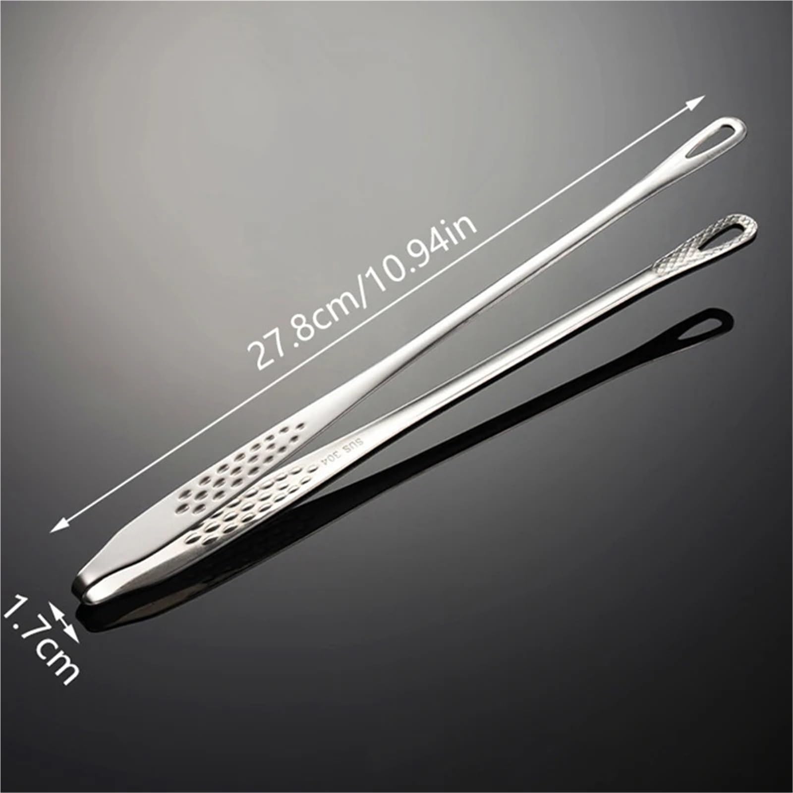 Pinze da barbecue, Pinze da cucina in acciaio inox multicolore 23-28 cm manico lungo antiscivolo(Gold,28cm)