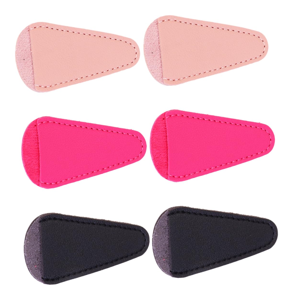 Angoily Scissors Cover Case Nipper Protective Sleeve Beauty Scissors Cover 6pcs Pu Material Safe for Boys and Girls Rosy