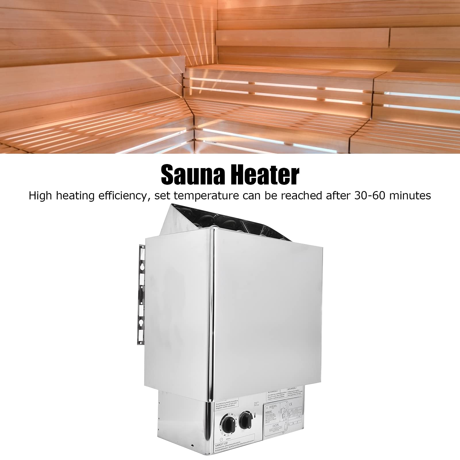 Generic 6KW Elektryczny Piec Saunowy z wewnętrzną kontrolą do Małych Saun