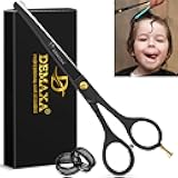 6.5 inch Kids Hair Cutting Scissors Kit – Baby & Toddler Haircut Set with Safety Scissors & Clippers – Hair Shears for Kids, Children, Women, Men – Barber Shears kids haircut cape