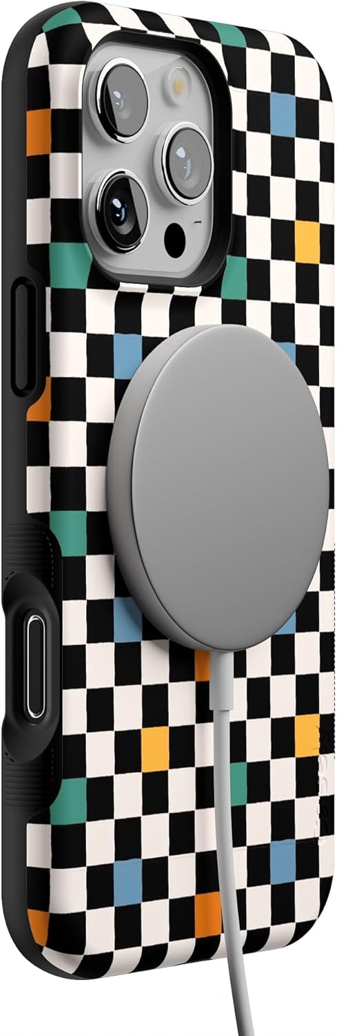 Casely iPhone 16 Pro Max Case | Old Skool | Retro Checkerboard | Bold Protective Design | Compatible with MagSafe - Image 6