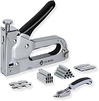 Vista 8 de Pistola grapadora para tapicería resistente, DEWBIN 4 en 1 con 2000 grapas, removedor, grapadora manual con ajuste de potencia para madera