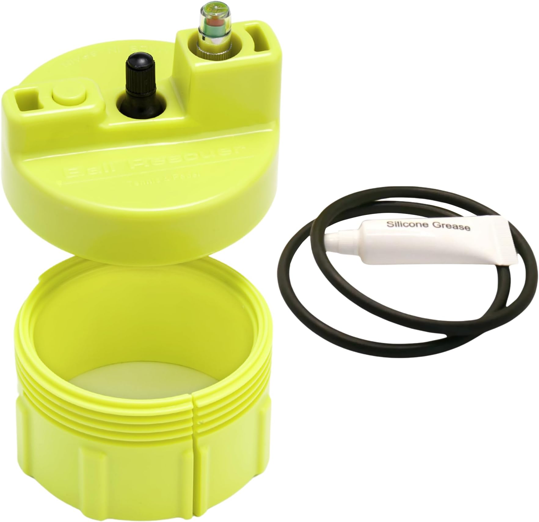 BALL RESCUER: Tennis Ball Pressurizer Maintenance Kit - Converts Compatible Tennis Container to a 30 psi Pressurizer & Extends Ball Life (Container & Pump not Included)