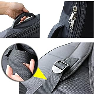 ele ELEOPTION Housse imperméable Oxford pour guitare électrique 101,6 à 104,4 cm – Housse rembourrée en nylon pour… - Les Beatles, Paul McCartney, John Lennon, RIngo Starr, George Harrison ele ELEOPTION Housse imperméable Oxford pour guitare électrique 101,6 à 104,4 cm - Housse rembourrée en nylon pour… – Image 6
