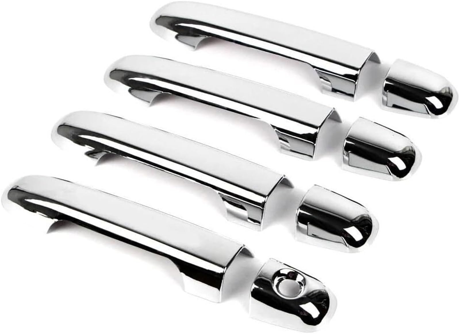 Glymzoi One Color Car Exterior Door Handles Car Left Exterior Door Handle Cover With For Smart Keyhole For Hyundai For Accent For Solaris For Verna Avega