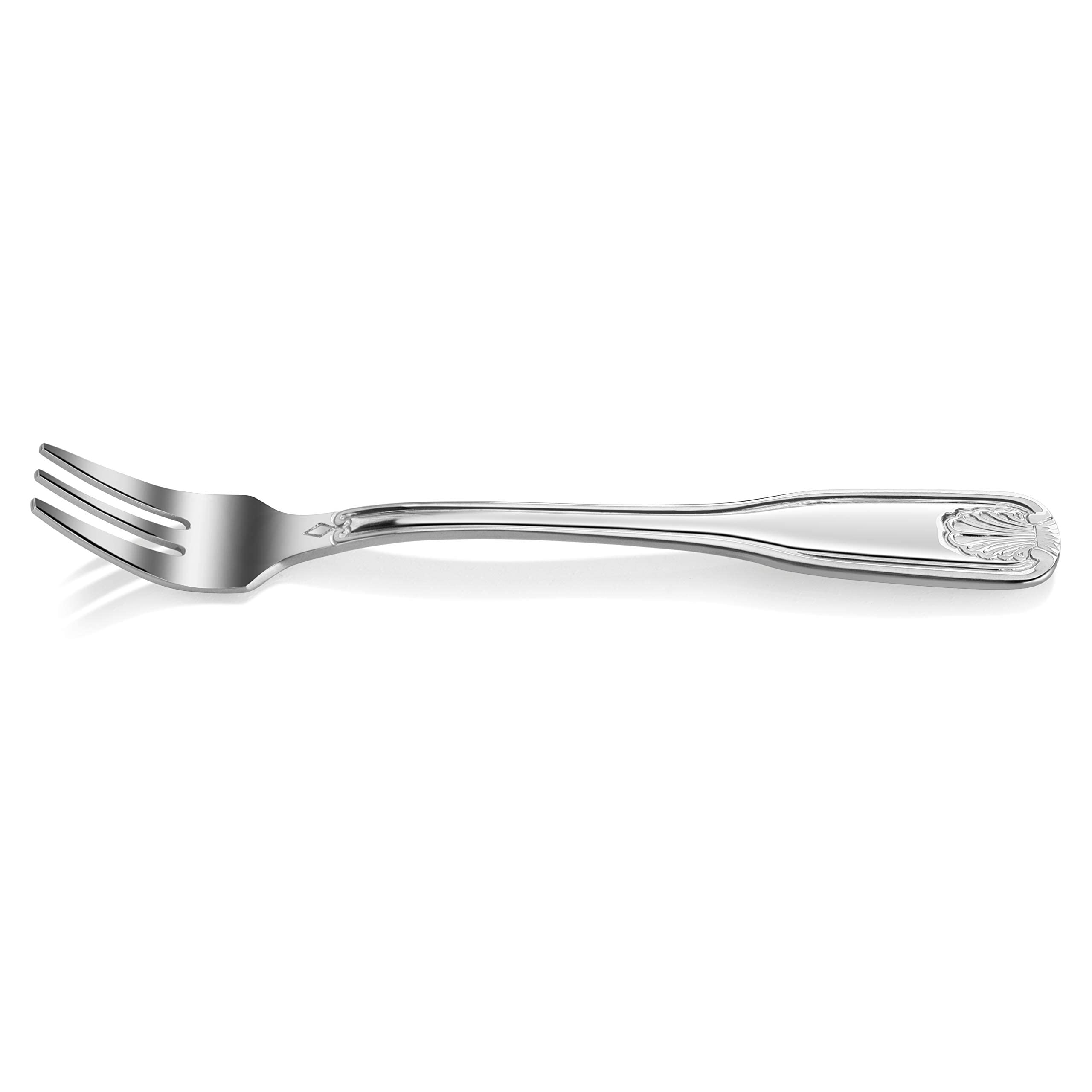 Neuf Star Foodservice 58321 Motif écaille de en acier inoxydable Fourchette à huîtres, 15,2 cm, Lot de 12