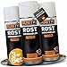 Produktbild Rostio Rostumwandler Spray 3 x 400 ml  Rostkonverter & Korrosionsschutz  farblos  überlackierbar nach ca. 120 Min  Epoxidharz-Basis  temperaturbeständig bis 180 °C