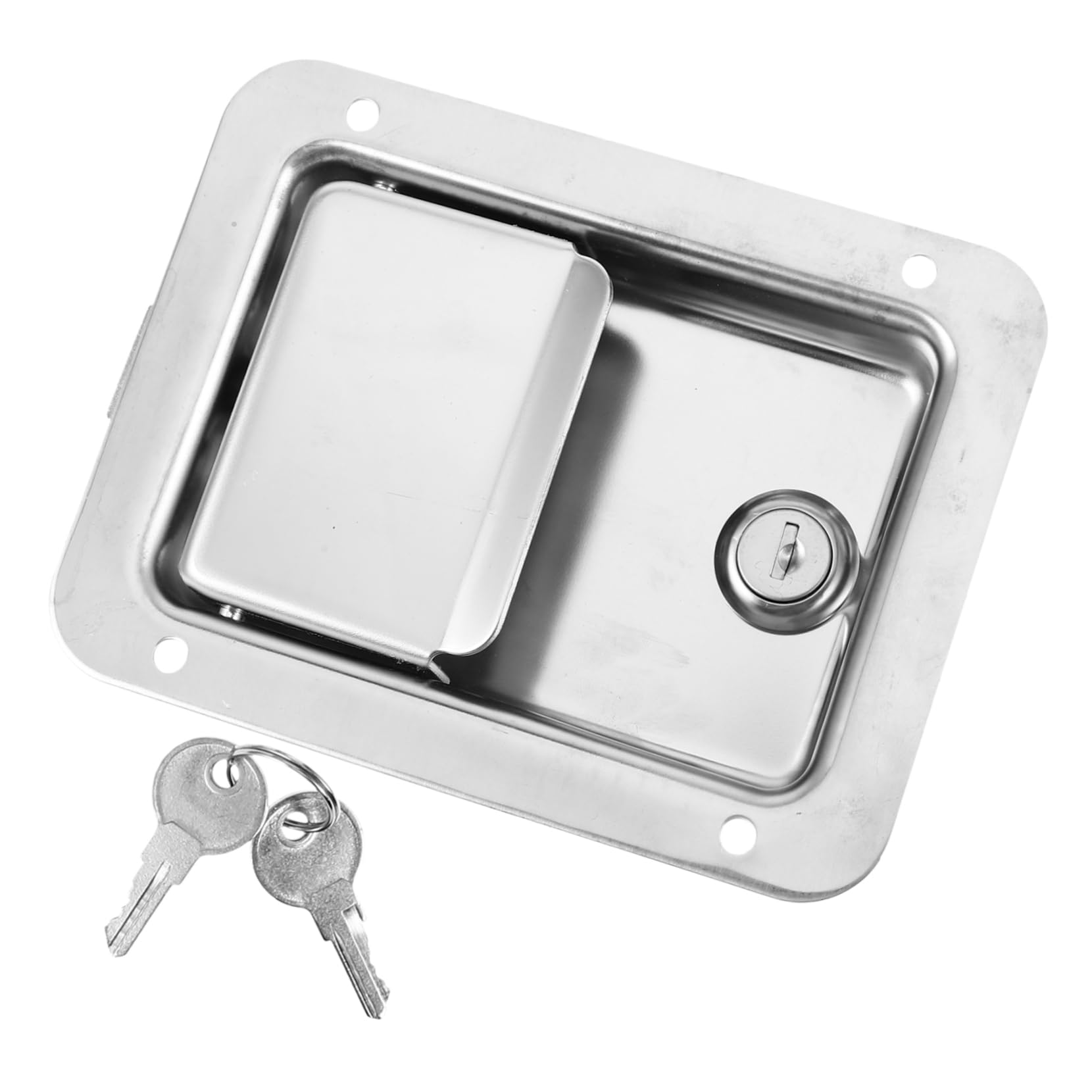 Operitacx Bloqueo del Panel Cerradura para Puertas de Autocaravanas de Acero Inoxidable Cerradura para Paneles de Camiones de Puertas de Autocaravanas para Uso Caravanas y Camiones