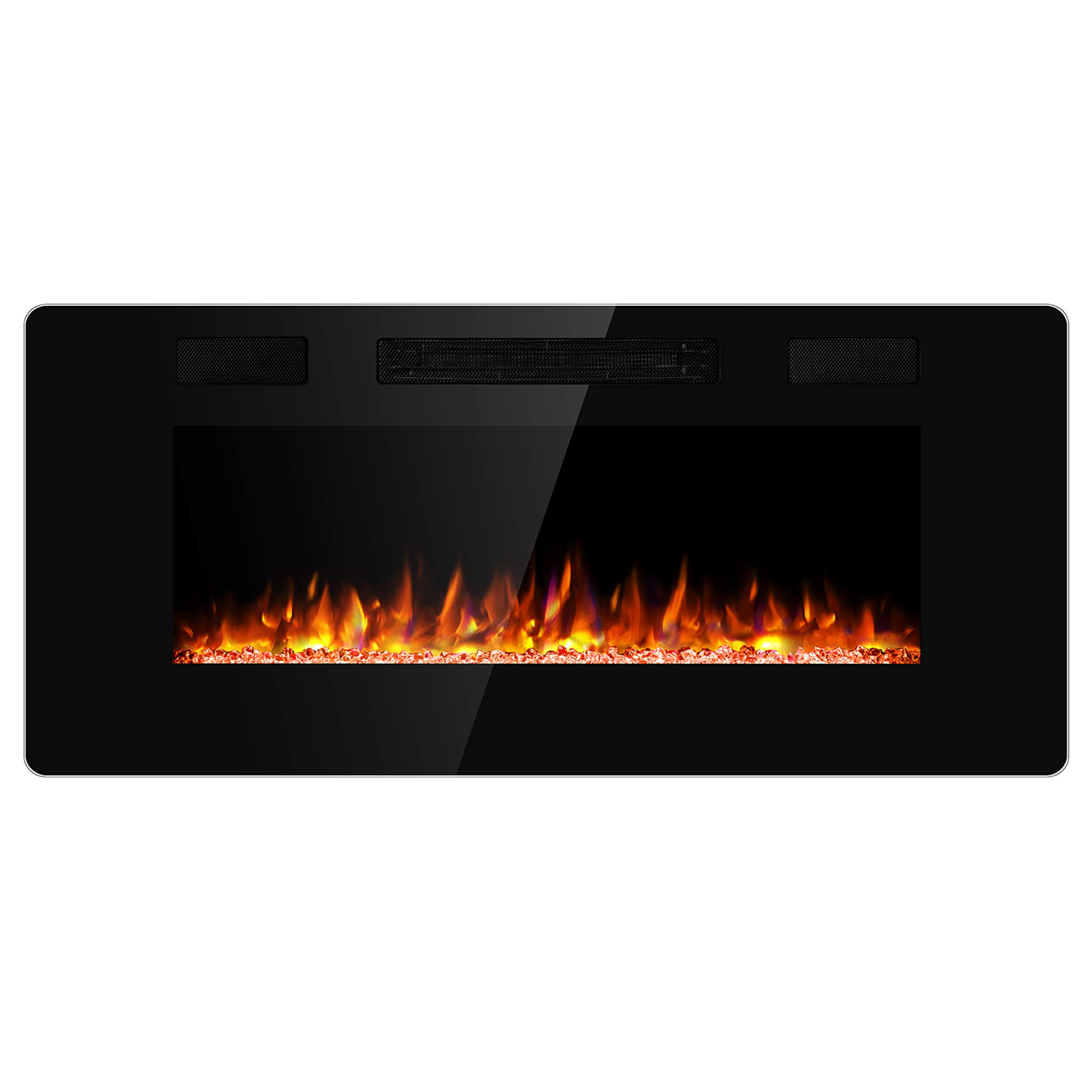 Fireplaces JAMFLY Electric Fireplace Wall Mounted 30 Inch Insert 3.86