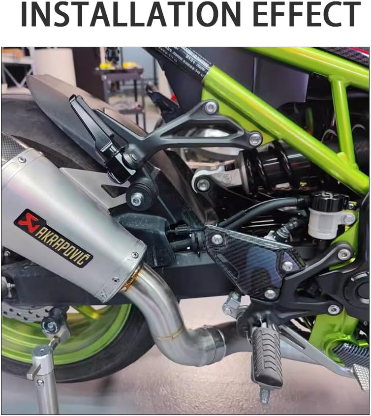 Miniatura 5 de motokano Enlaces de bajada de motocicleta caída 30MM compatible con Kawasaki Z900 Z900RS Z900RS CAFE (espesor mejorado, grosor 0.433 in) CNC Kit de