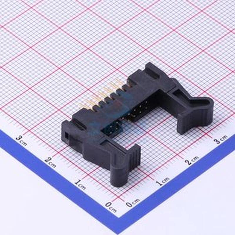 2 Pcs 2x7P2.00mm IDC Connector (Horn/Cow) Plug-in, P=2mm Horn Buckle 2mm 3220-14SG1BLT1