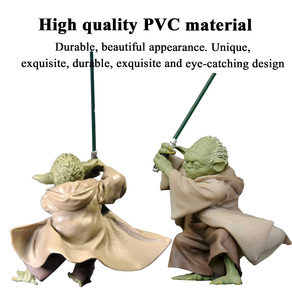 Figurine Baby Yoda En PVC - 12 Cm - Personnage Star Wars - Cadeau Enfant Déco Anniversaire Halloween