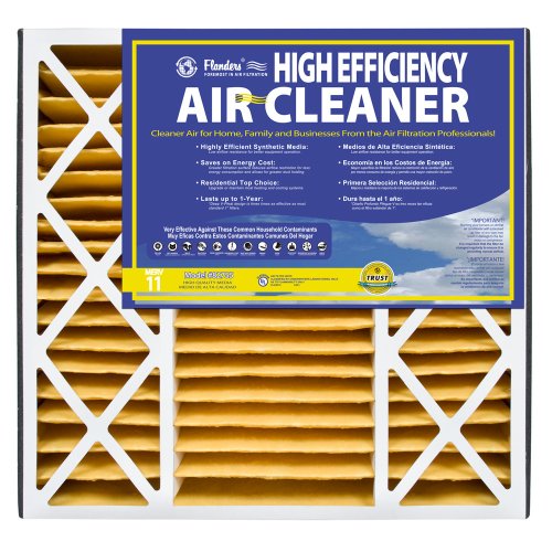 Flanders PrecisionAire 82755.031625 16 by 25 by 3 Air Cleaner MERV 11 Air Filter, 3-Pack