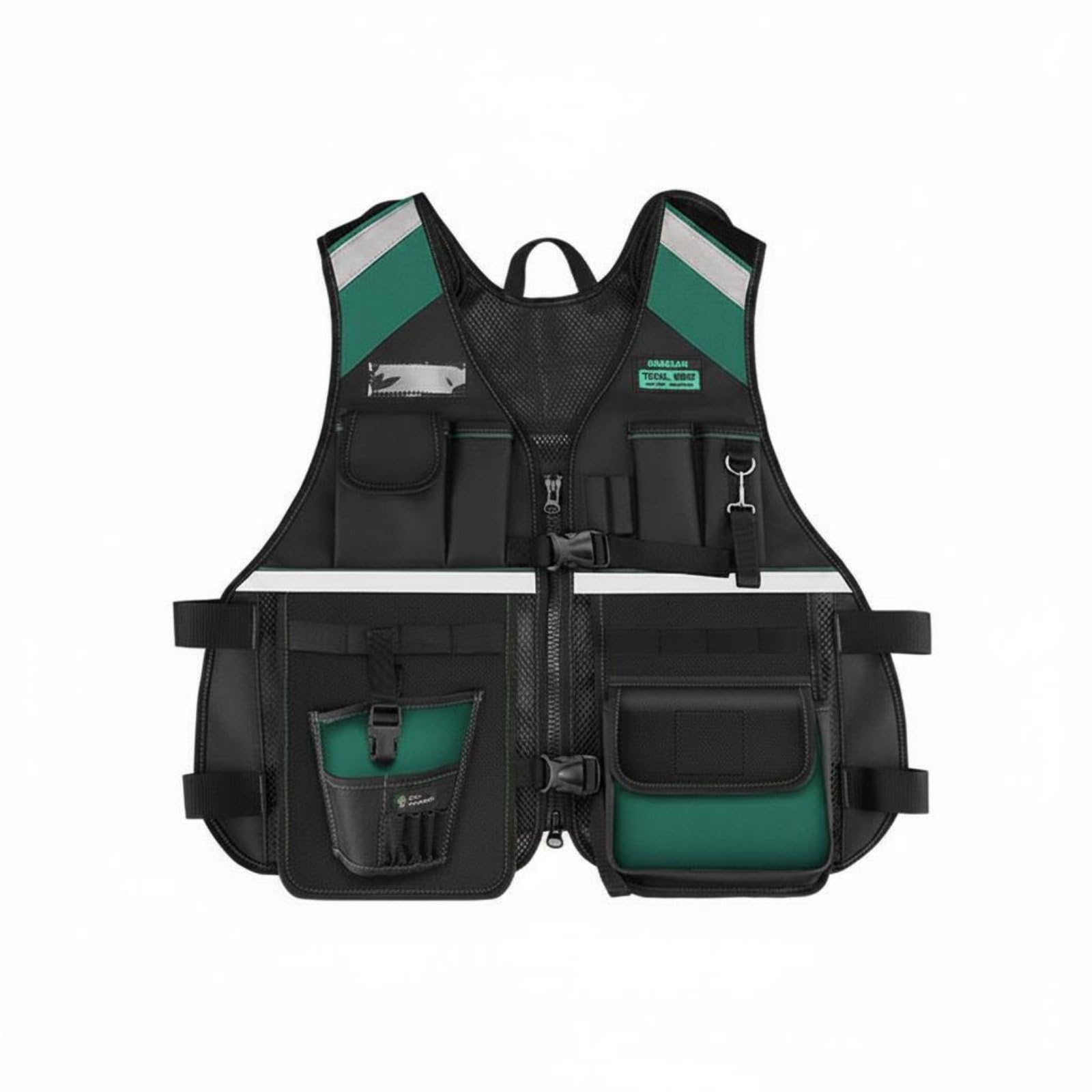 Enakshi® Wear-Resistant Multi-Pocket Tool Vest Large Capacity