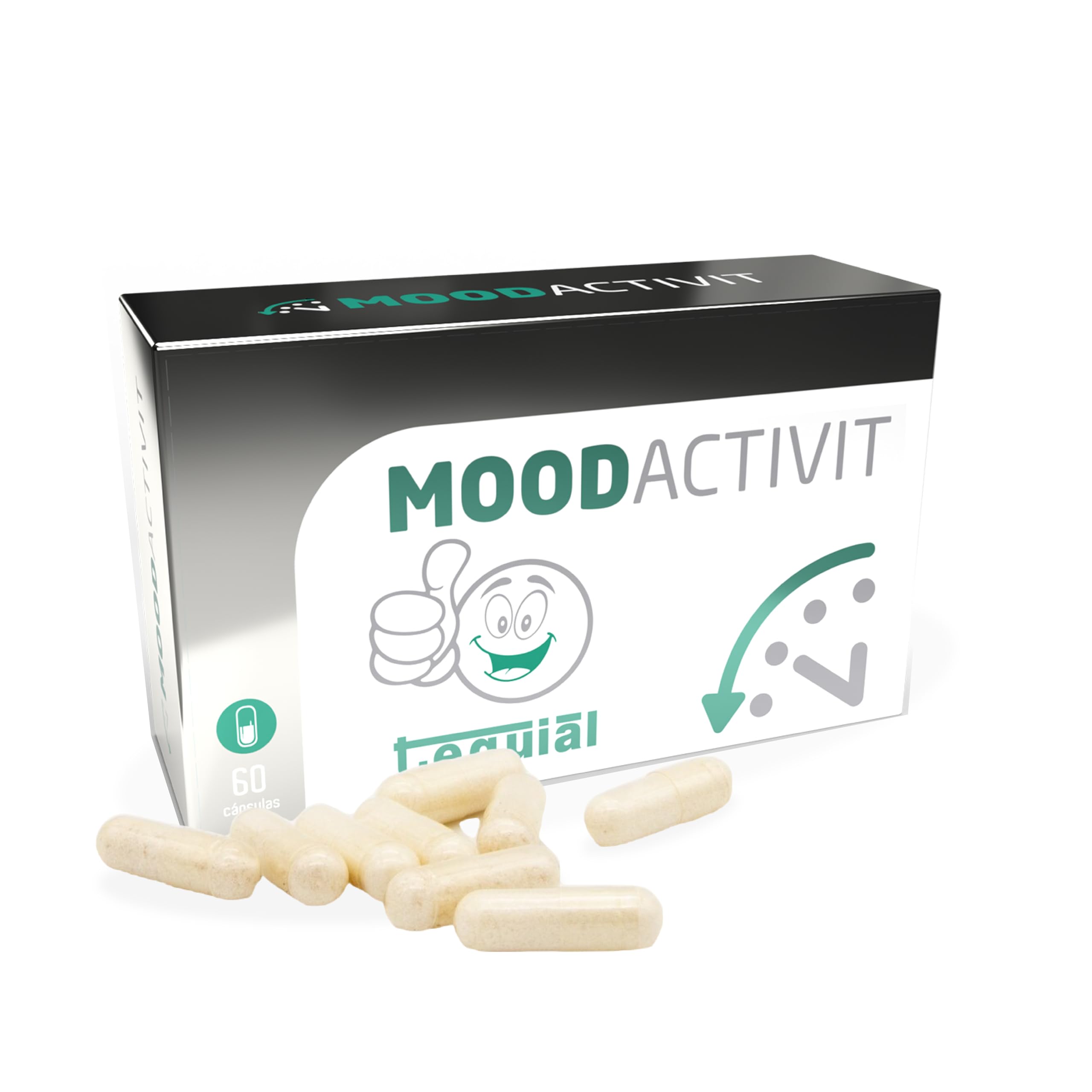 Tequial MOODACTIVIT Suplemento Nootrópico, 60 Cápsulas