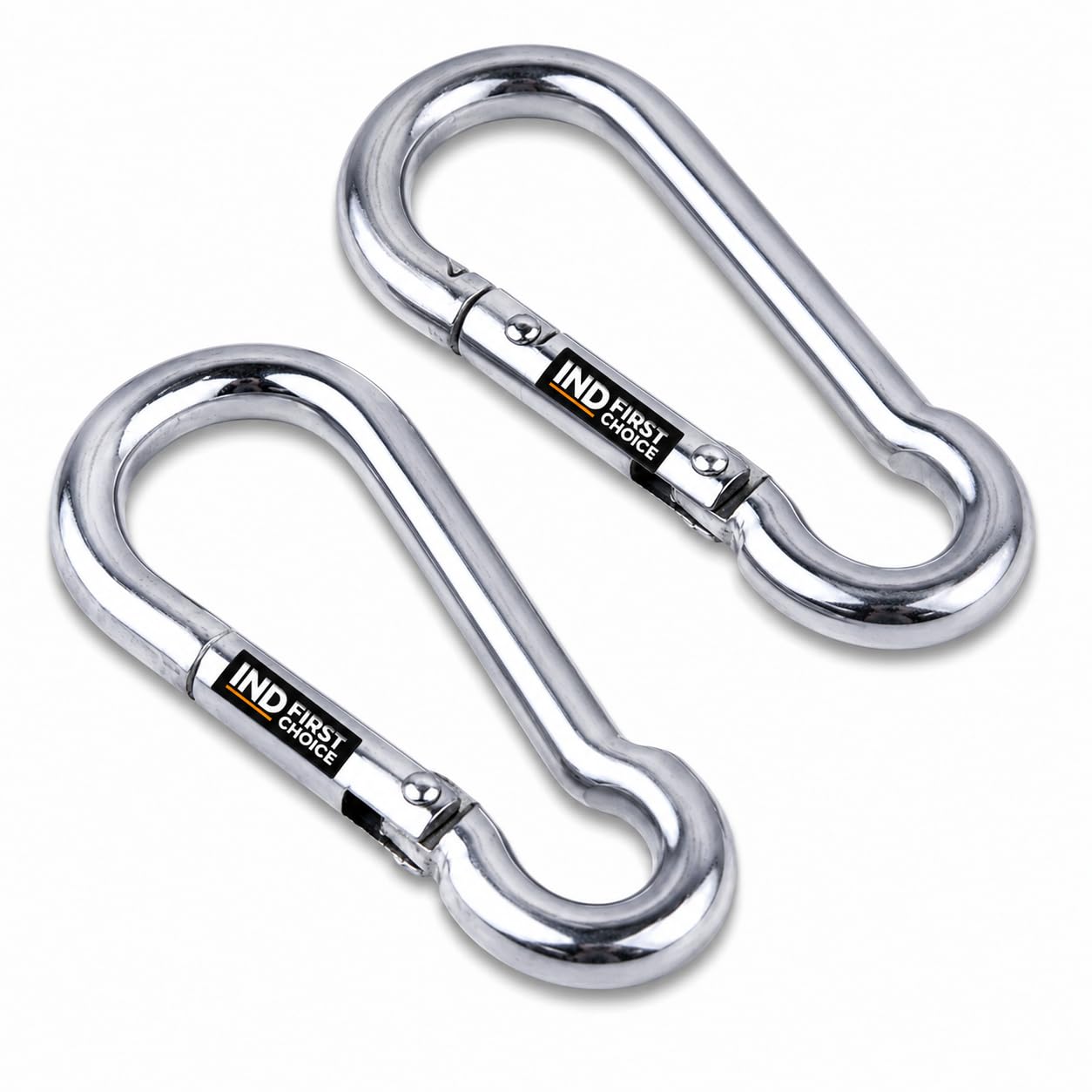 12 x 140 mm Commercial Snap Hook, Steel Carabiner Clip, Pack of 2-picture-29