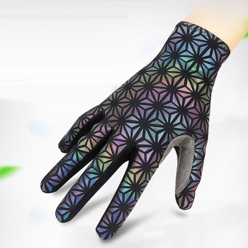 Guantes de Ciclismo Guantes Largos de Bicicleta Hombre Mujer Térmicos Antideslizantes Ajustables Resistentes Al Viento en Poliéster Suave Adecuados Pa
