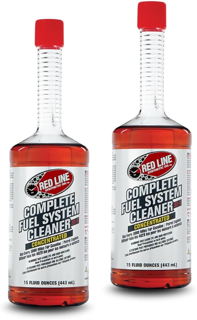 Red Line Complete Fuel System Cleaner & Treatment (60103 SI-1) – 15 Oz | 2 Pack