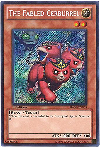 Yu-Gi-Oh! - The Fabled Cerburrel (HA04-EN008) - Hidden Arsenal 4: Trishulas Triumph - Unlimited Edition - Secret Rare