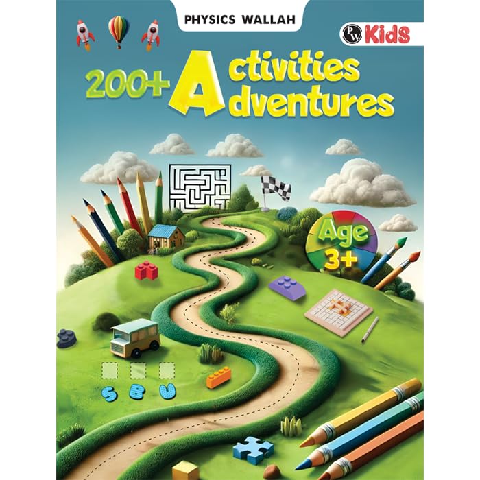 Activities Book For Kids Aged 3+ Years Old | 200+ Adventure Activities | Puzzles, Mind Games, Maze and Challenges Filled Activity Book For Growing Kids & Screen-Free Fun [Paperback] PW (PW )