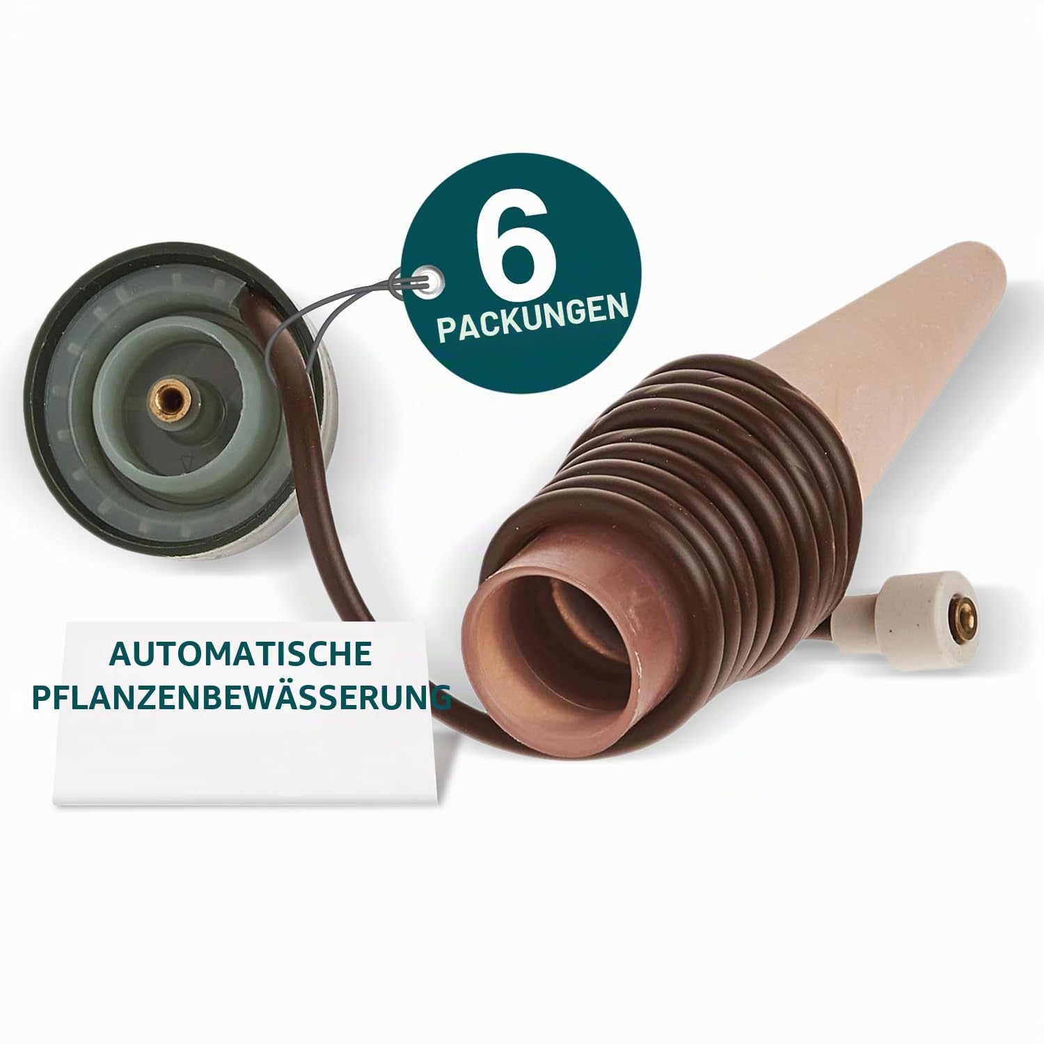 Blumat 125-00 Bewässerung für Pflanzen, Pflanzenbewässerung Wasserspender (6 Stück)