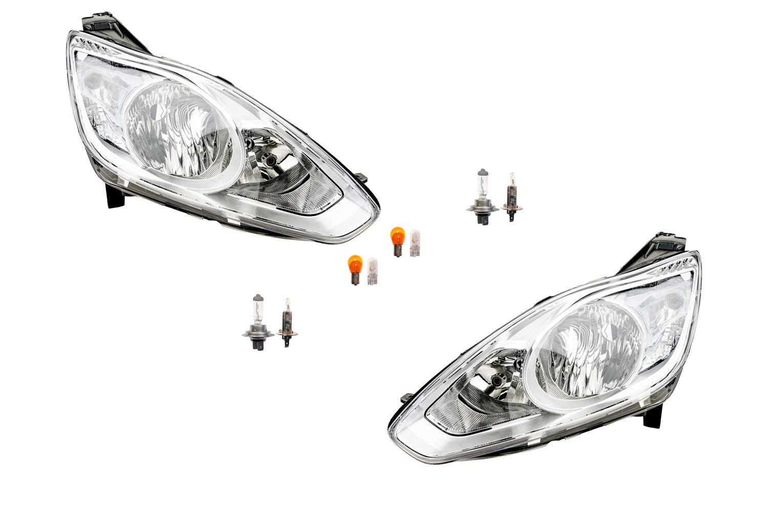 Johns Faro alogeno anteriore per Ford C-Max 10 10-15 Set di lampadine L R