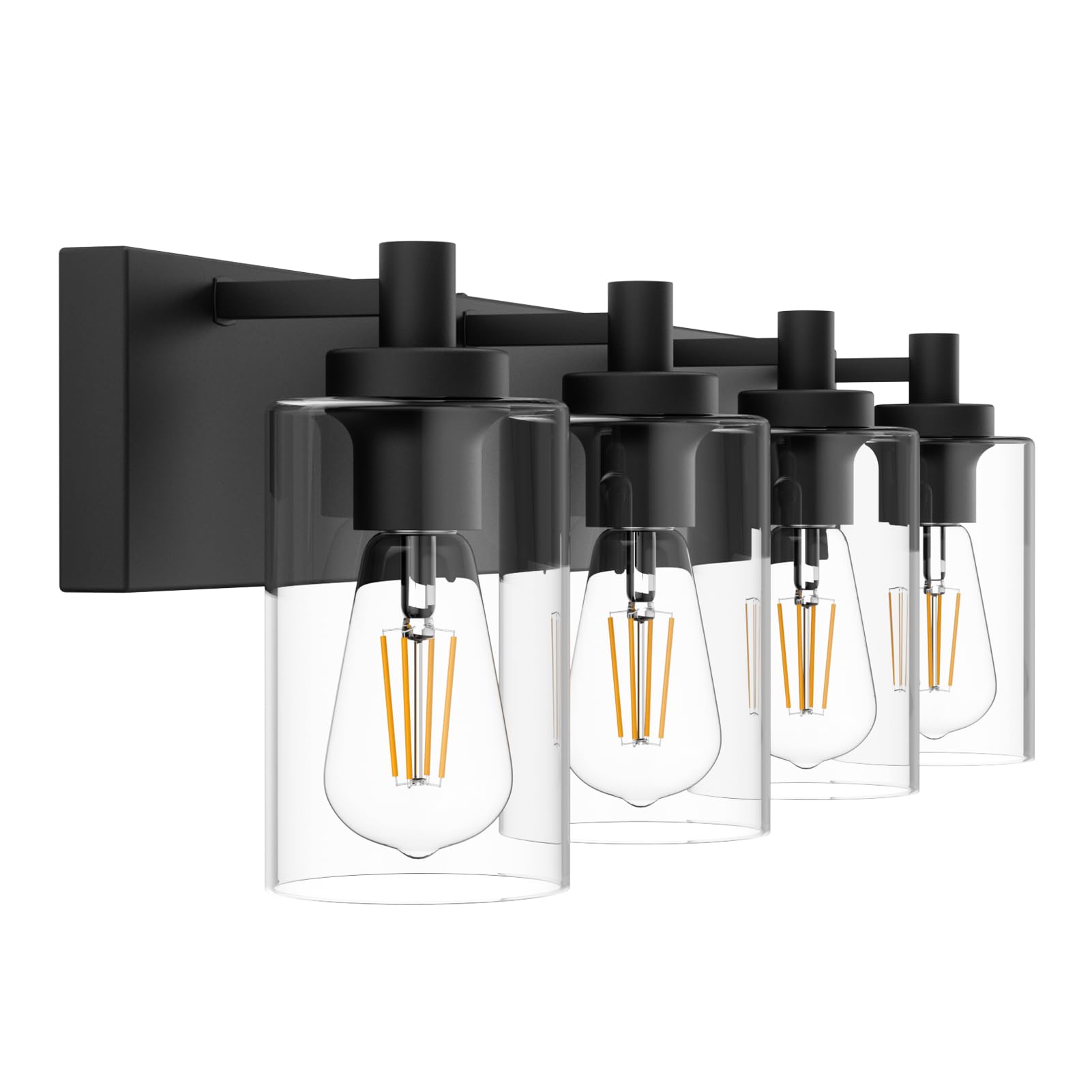 Snapklik.com : Tipace Black Industrial Bathroom Vanity Light Fixtures ...