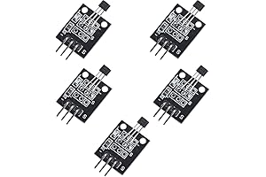 5PCS HiLetgo Hall Effect Magnetic Sensor Module 3144E