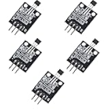 5pcs Hall Effect Magnetic Sensor Module 3144E A3144 Hall Effect Sensor DC 5V for Arduino PIC AVR Smart Cars