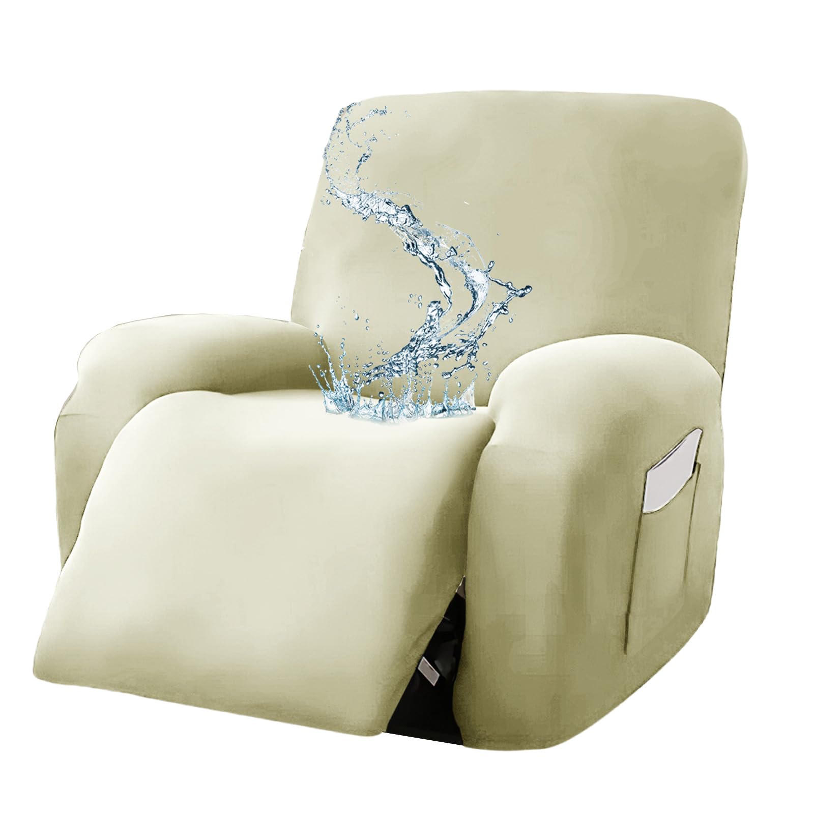 Housse de canapé imperméable Full Fit pour rénover un fauteuil usé et taché lot de 4
