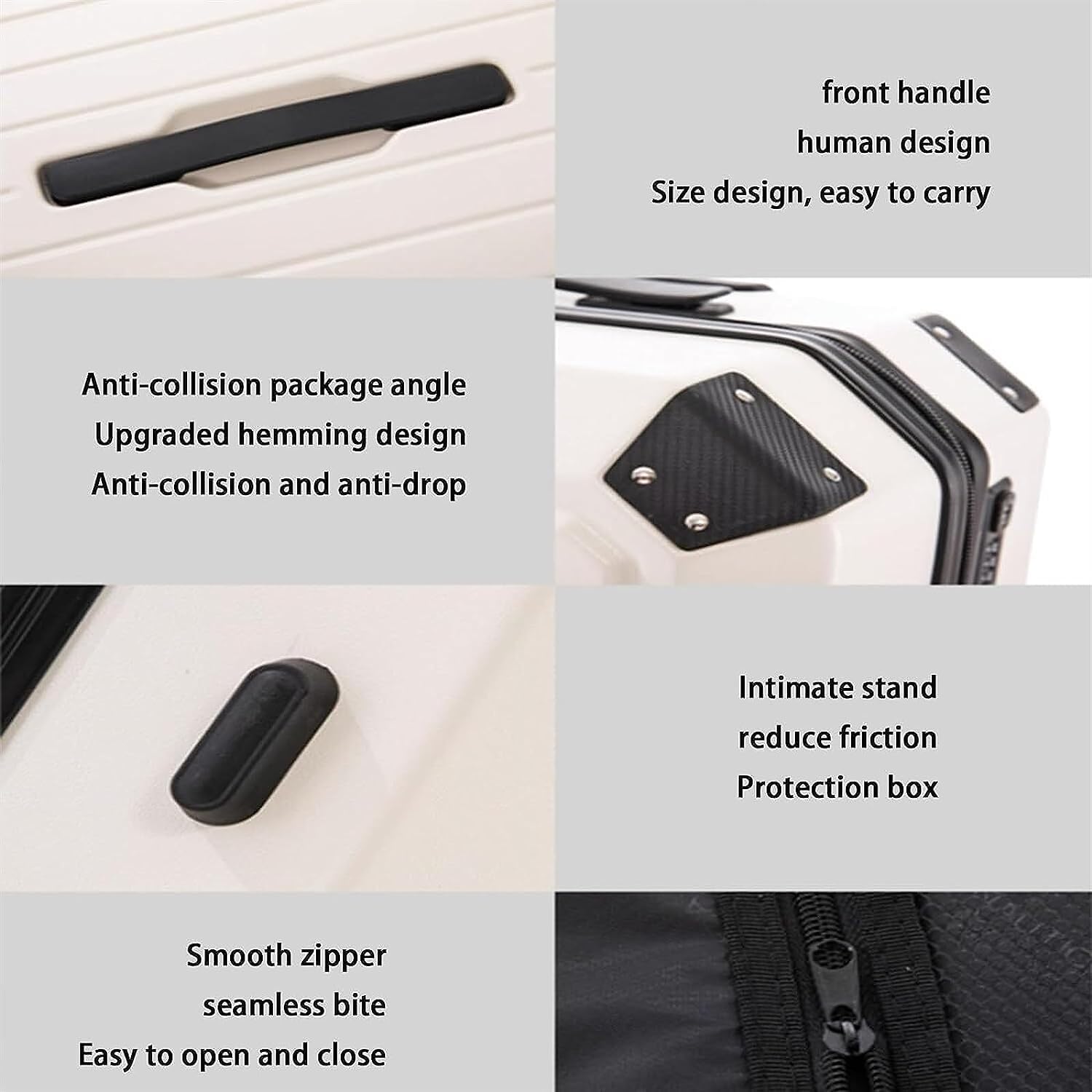 BKEKM Maleta de Viaje Equipaje Impermeable, Maletas de Moda, Puerto de Carga USB, Equipaje de Viaje, Equipaje con Ruedas de 24 Pulgadas, Equipaje con portavasos Peso Ligero