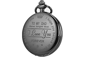 Engraved Pocket Watch: A Timeless Personalized Gift for Dad