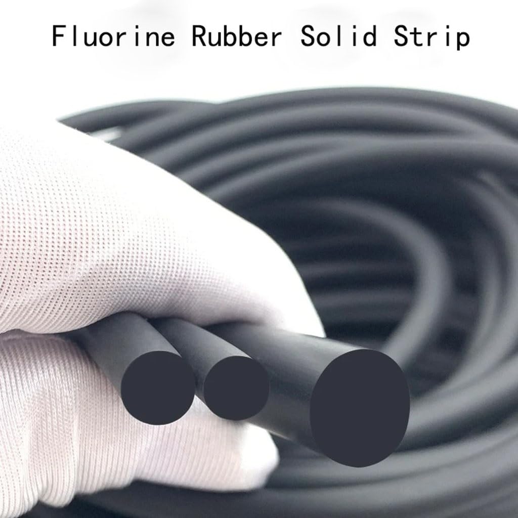 Cavo O-Ring Rotondo Solido FKM Nero Resistente agli Agenti Chimici al Calore Dell'olio | Cavo O-ring rotondo solido FKM nero resistente agli agenti chimici al calore dell'olio(OD5.5mm,5meter)