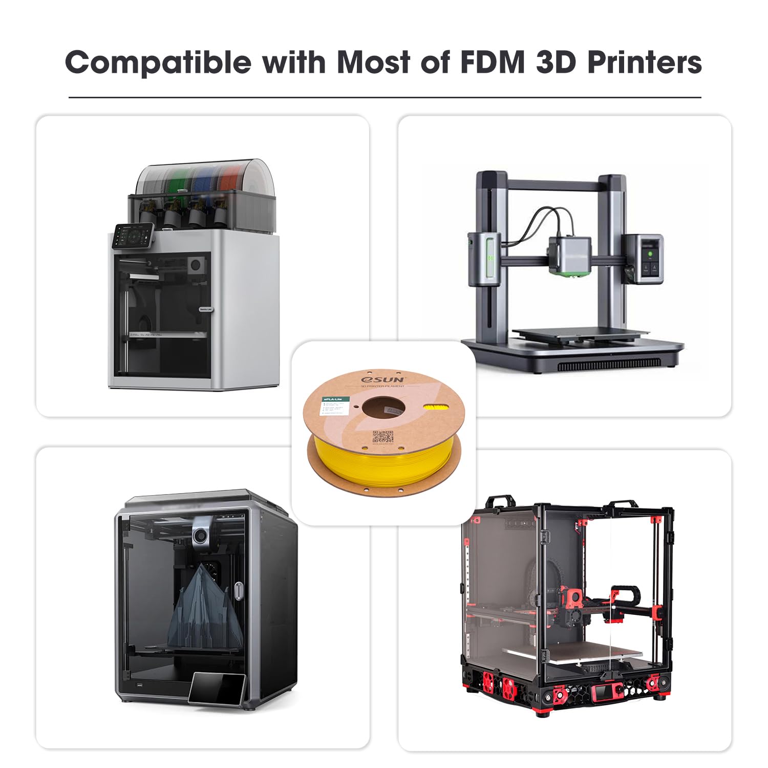 eSUN PLA Filament 1.75mm - High Toughness 3D Printing -6 eSUN PLA Filament 1.75mm - High Toughness 3D Printing -6