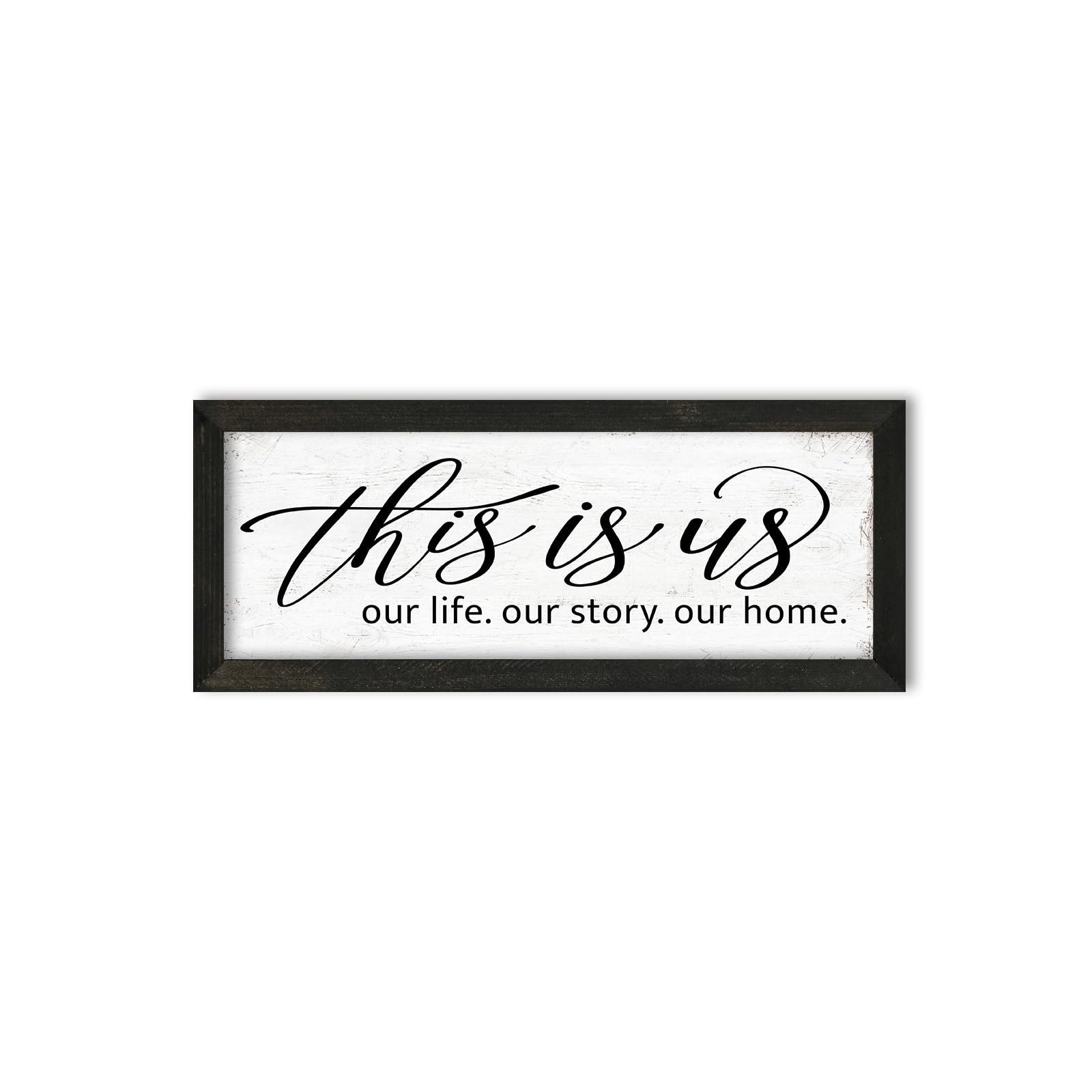 This Is Us Wall Decor: Decorations For Family Photo Wall - Rustic RV/Home Decor Signs - Family Wall Decor For Living Room Bedroom