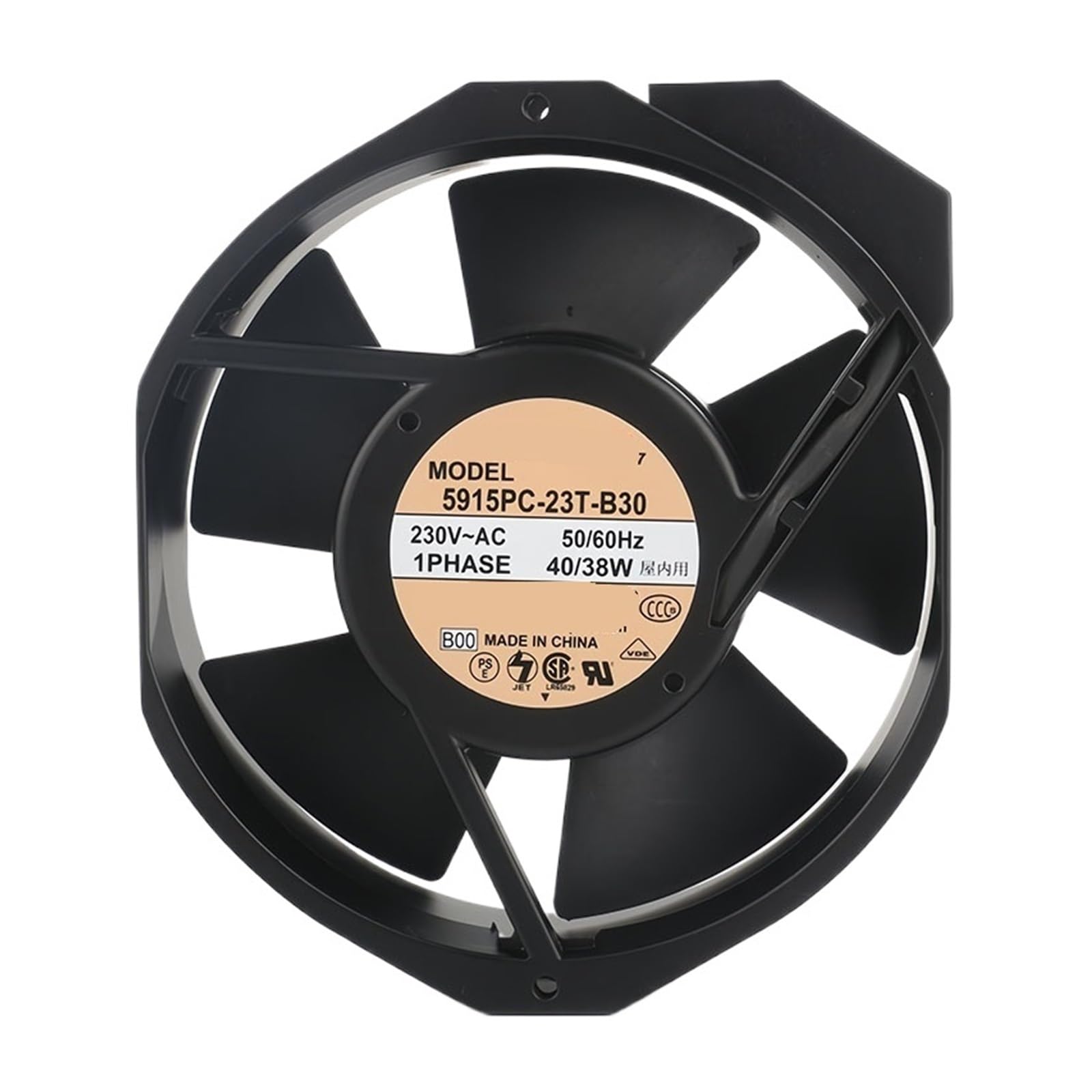 IVEKYKIBC AC230V 40W 172X172X38MM 17CM 17038 Fan 5915PC-23T-B30 Cooling