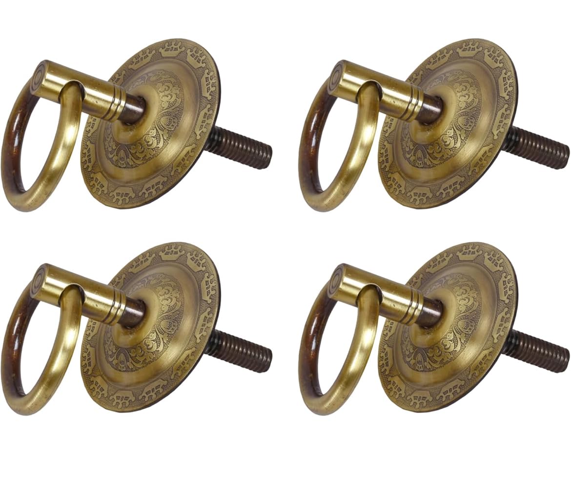 Swing Chair Hammock Hanging Hooks and Brass Jhula Kadu Heavy Duty Hooks for Hanging Pack of 4.-image-13