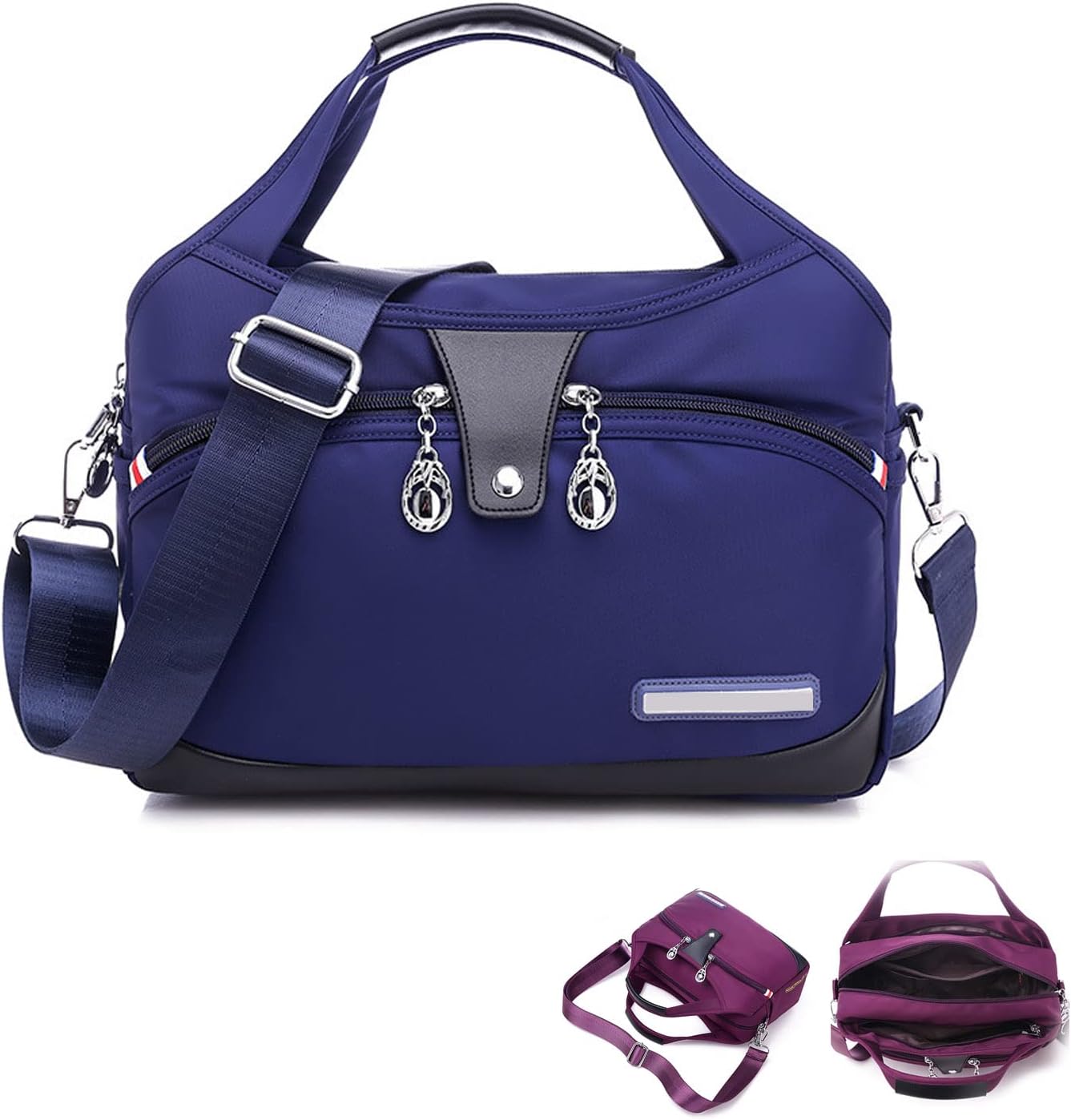 Crossbody Bag, 2023 New Women Waterproof Anti Theft Multi-pocket Oxford Cloth Crossbody Shoulder Bag Handbag Purse.