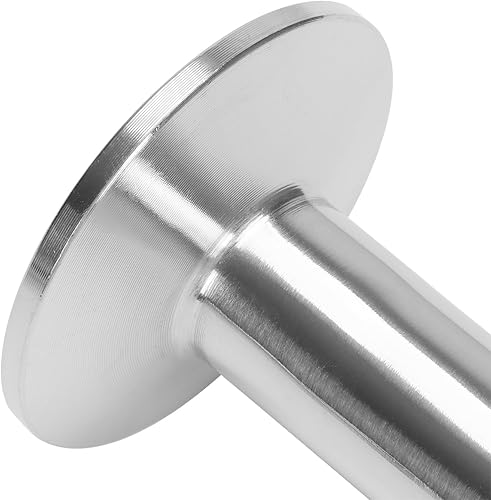 Miniatura 5 de DERNORD Tubo sanitario de bobina de acero inoxidable 304 con abrazadera triple de 1,5 pulgadas Tubo de 34 pulgadas OD (longitud del tubo 8