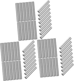 Vaguelly 60 Pcs Roller Pinch Roller Shaft Cassette Recorder Casettes Tape Copper Pinch Roller Cassette Machine Pinch Roller Recorder Machine Pinch Roller Pinch Roller for Radio Tape Silver