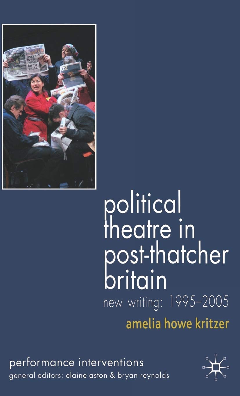 Théâtre politique post-Thatcher livre de critique littéraire britannique