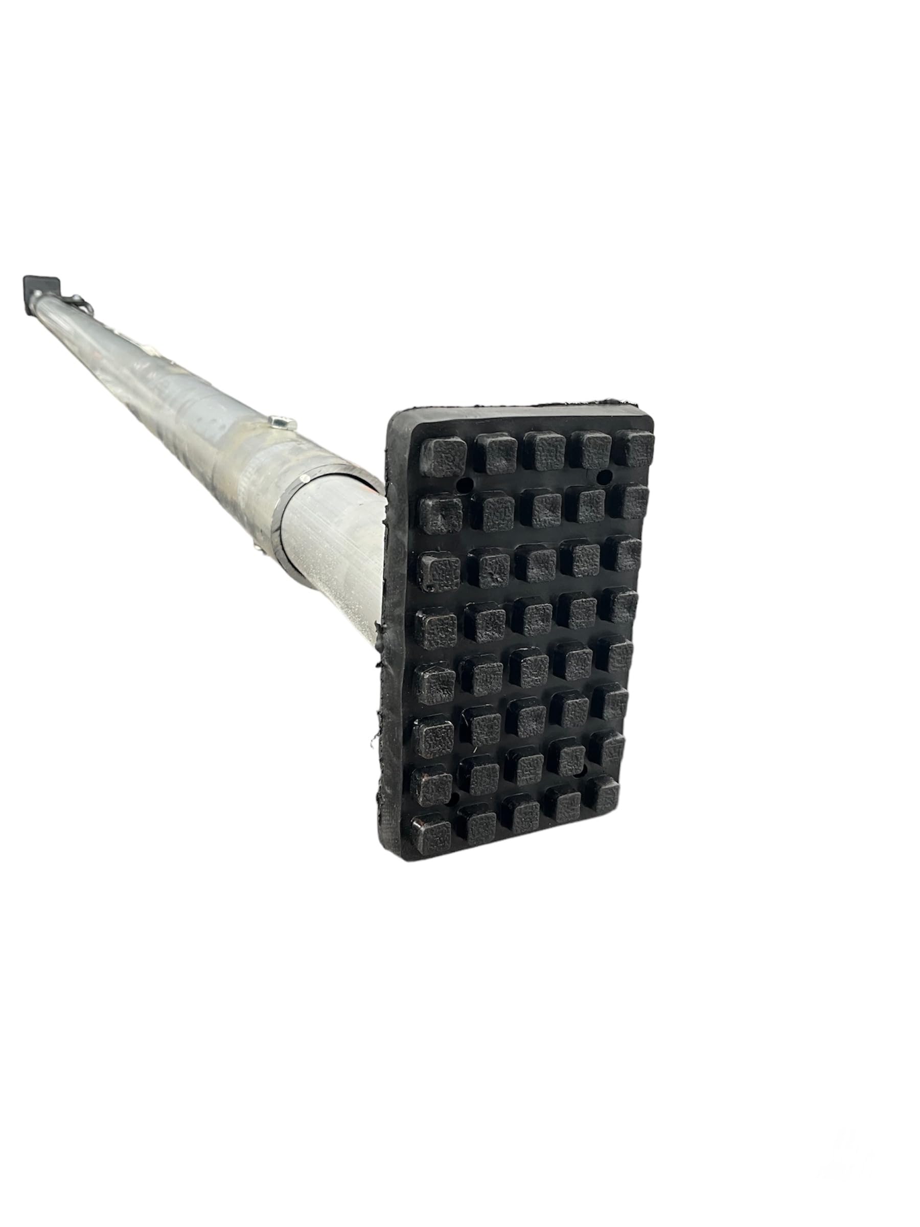 Klemmbalken 1630-2000 mm für Kofferaufbau | Alu eloxiert, rutschhemmende Füße | Profil: Ø 42 mm; Klemmkraft: 130 daN; Sperrkraft: 200 daN