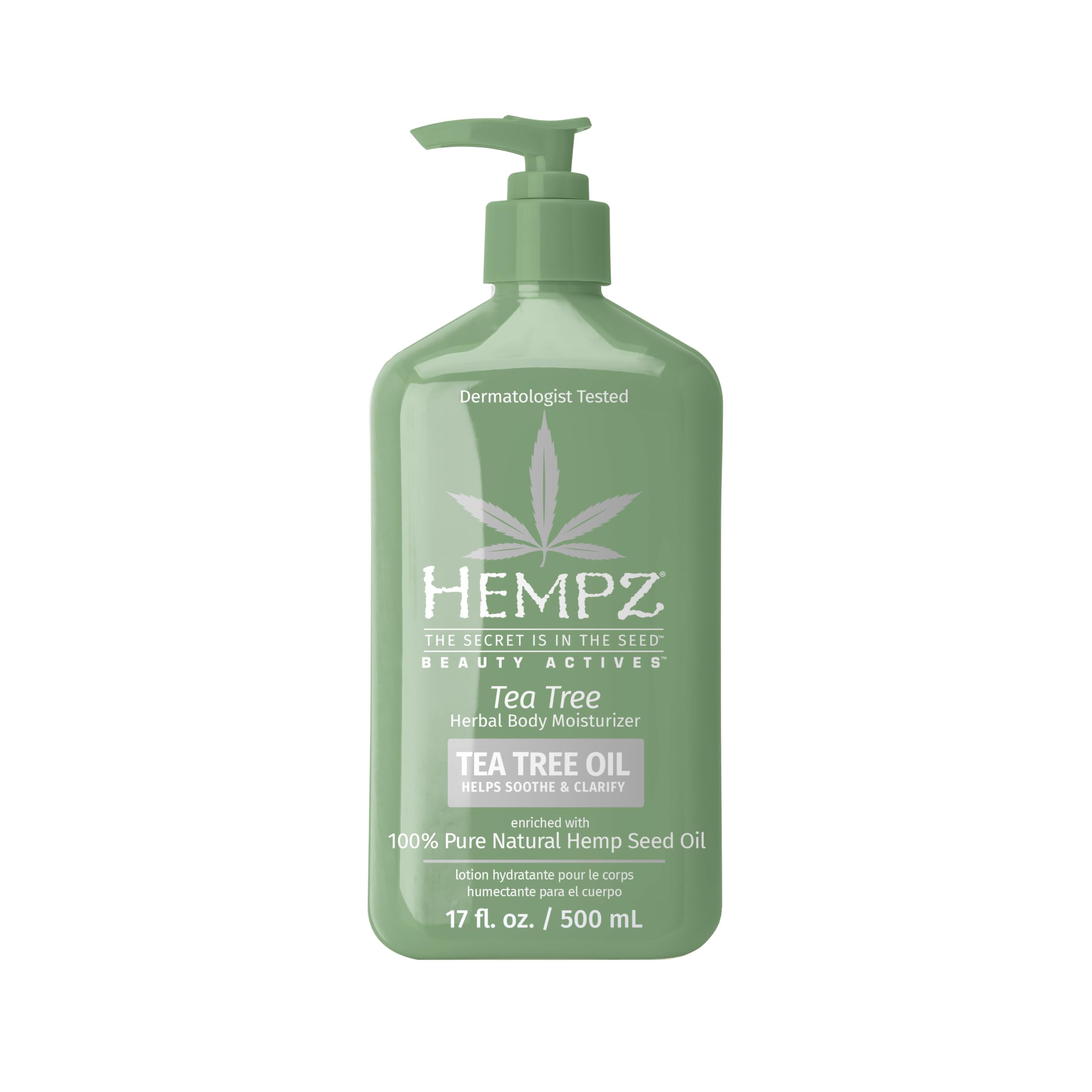 Amazon.com : Hempz Tea Tree Herbal Body Moisturizer 17 oz